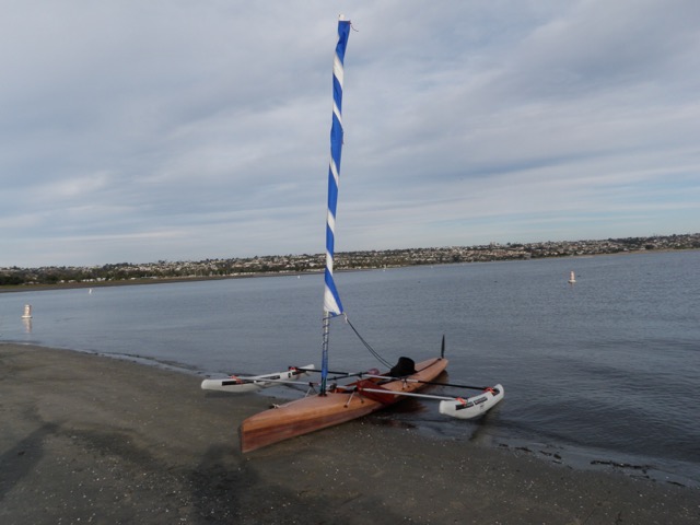 Ama Set - on custom boat - Andy Friedl