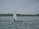 Nomadic Express in Distance, Kayak Trimaran Kit
